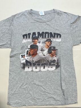 Port and Company Gray "Diamond Duos" Graphic Tee